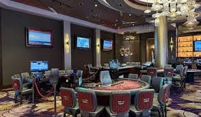 Live dealer blackjack table with HD broadcast and betting interface